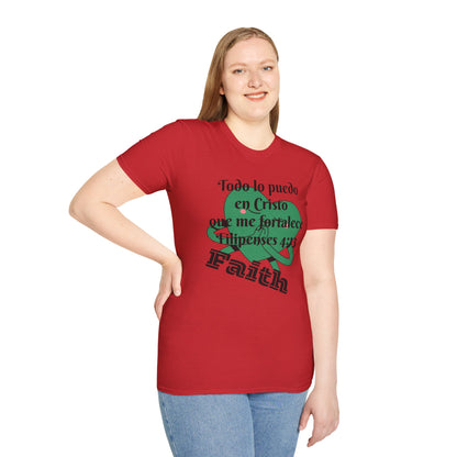 Unisex Softstyle T-Shirt - Filipenses 4:13 Todo lo Puedo en Cristo