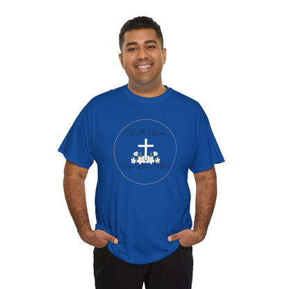 Unisex Heavy Cotton – He is Risen, Hope Lives Here