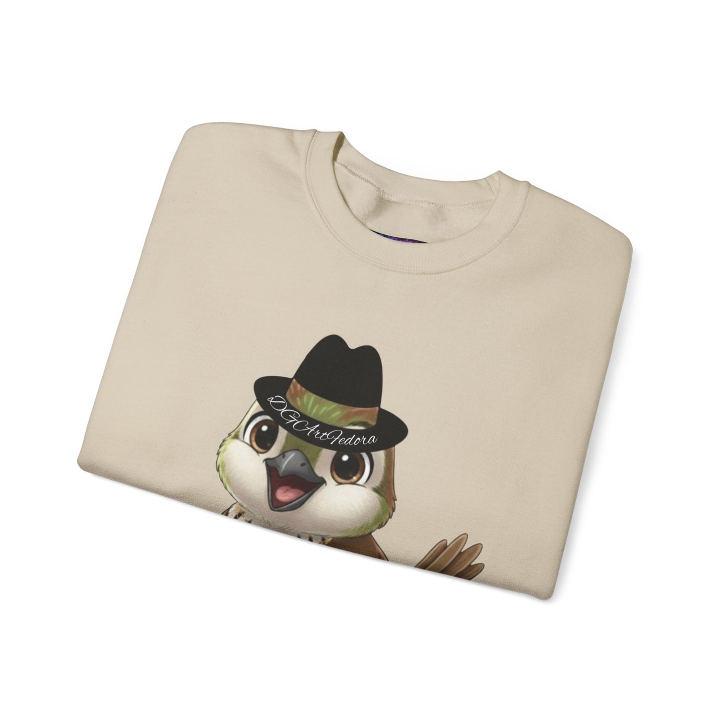 Unisex Heavy Blend Crewneck Sweatshirt Cigüita the Palmchat