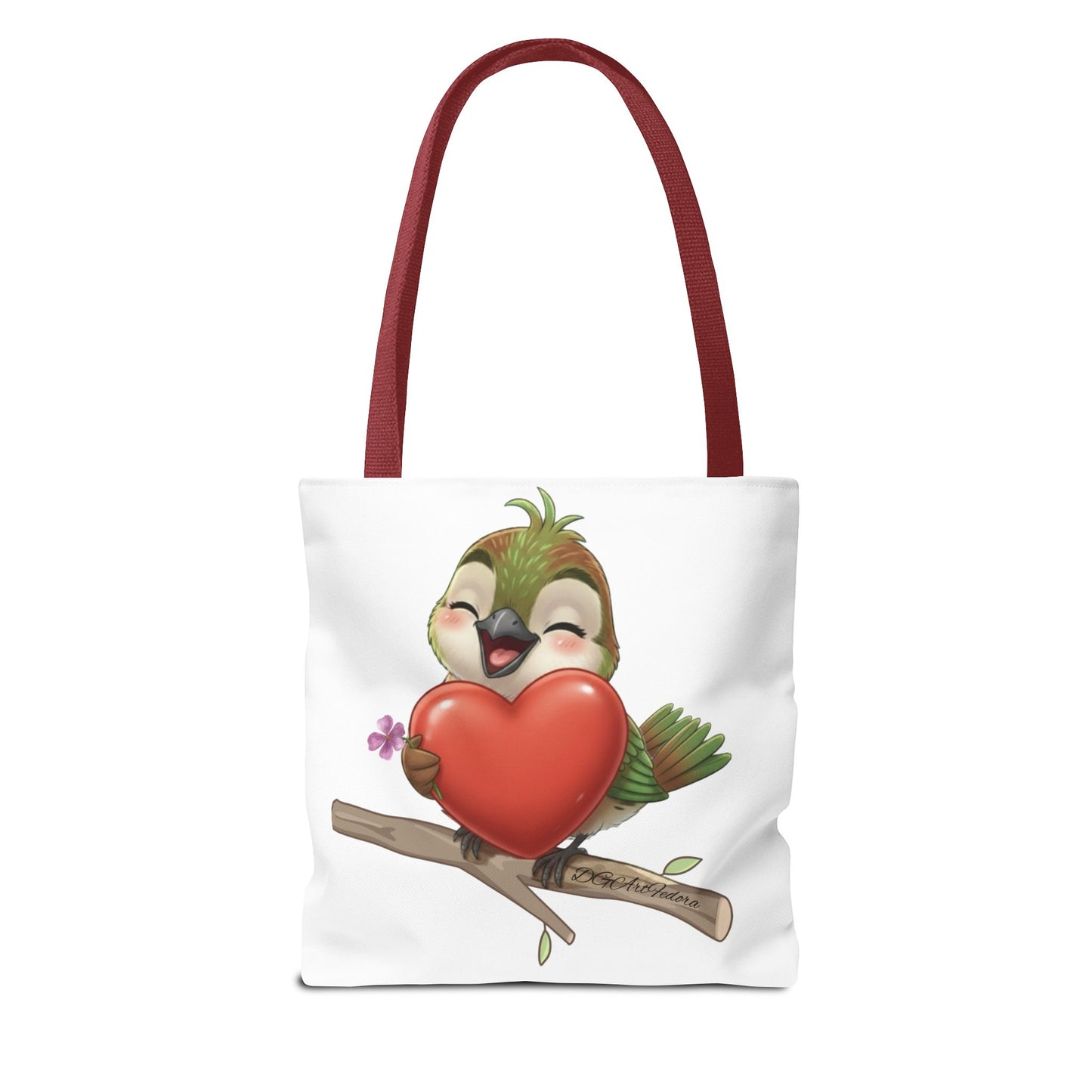 Tote Bag (AOP) - Ciguita Hugging Heart
