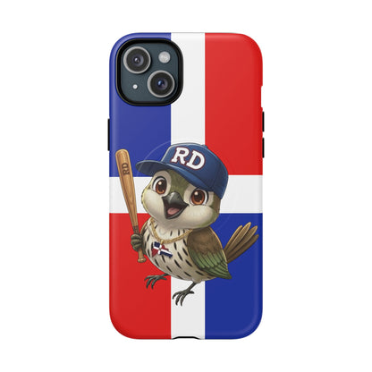 Dominican flag with Cigüa ready for baseball Tough Magnetic Iphone Cases