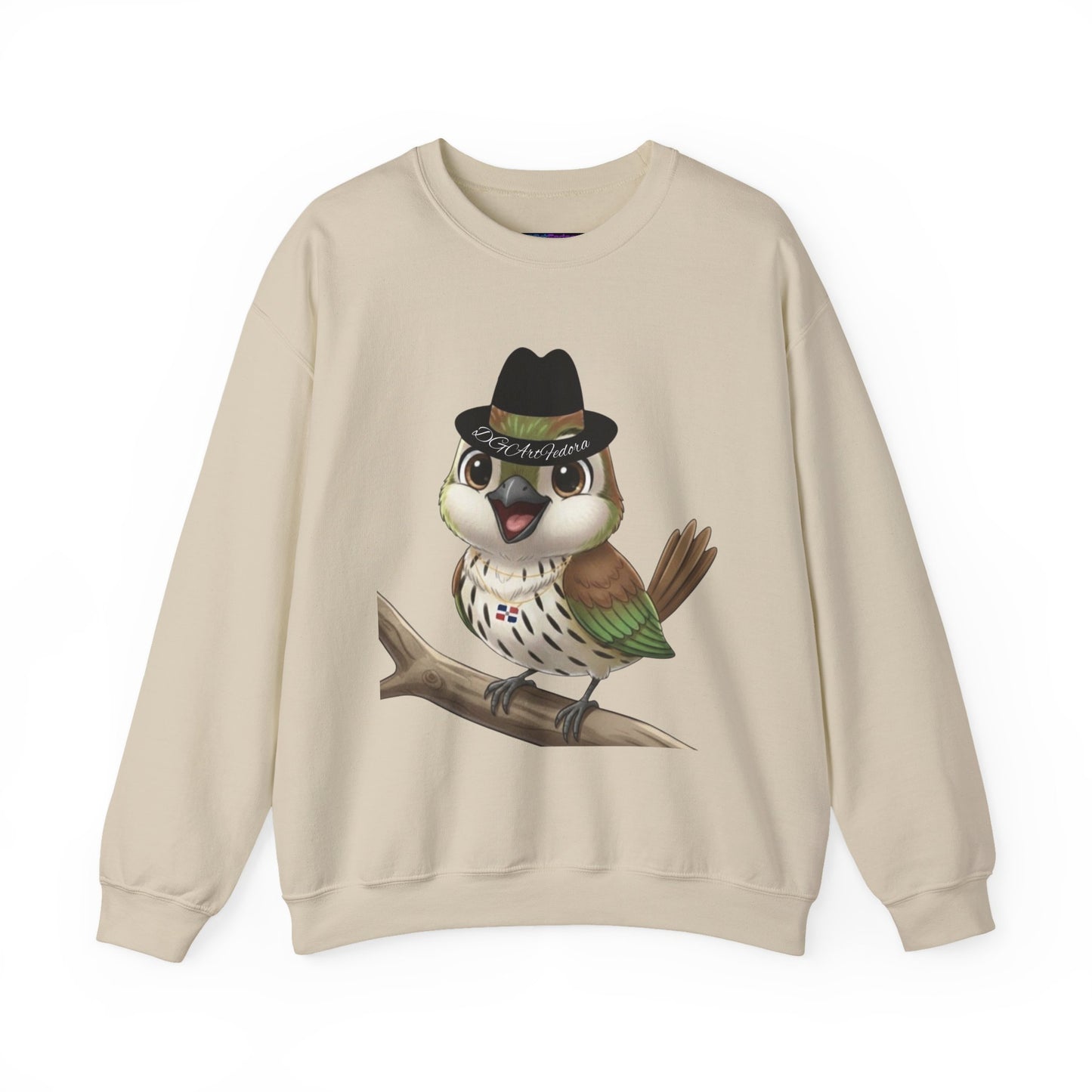 Unisex Heavy Blend Crewneck Sweatshirt Cigüita the Palmchat