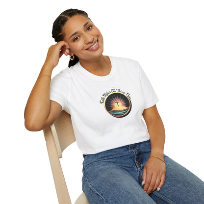 Unisex Softstyle T-Shirt - Shining Cross, Faith Makes All Things New