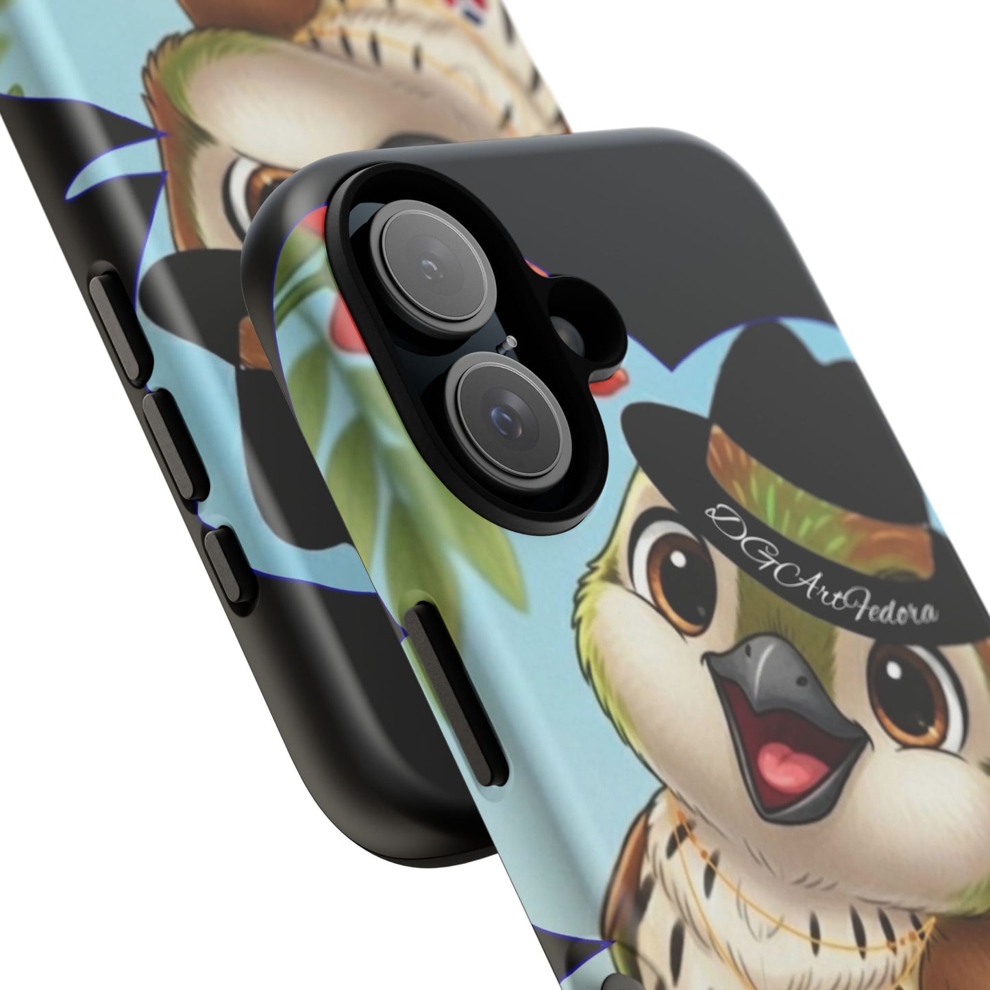 Tough Phone Case  Black- Matte & Glossy Options - Cigüita Design