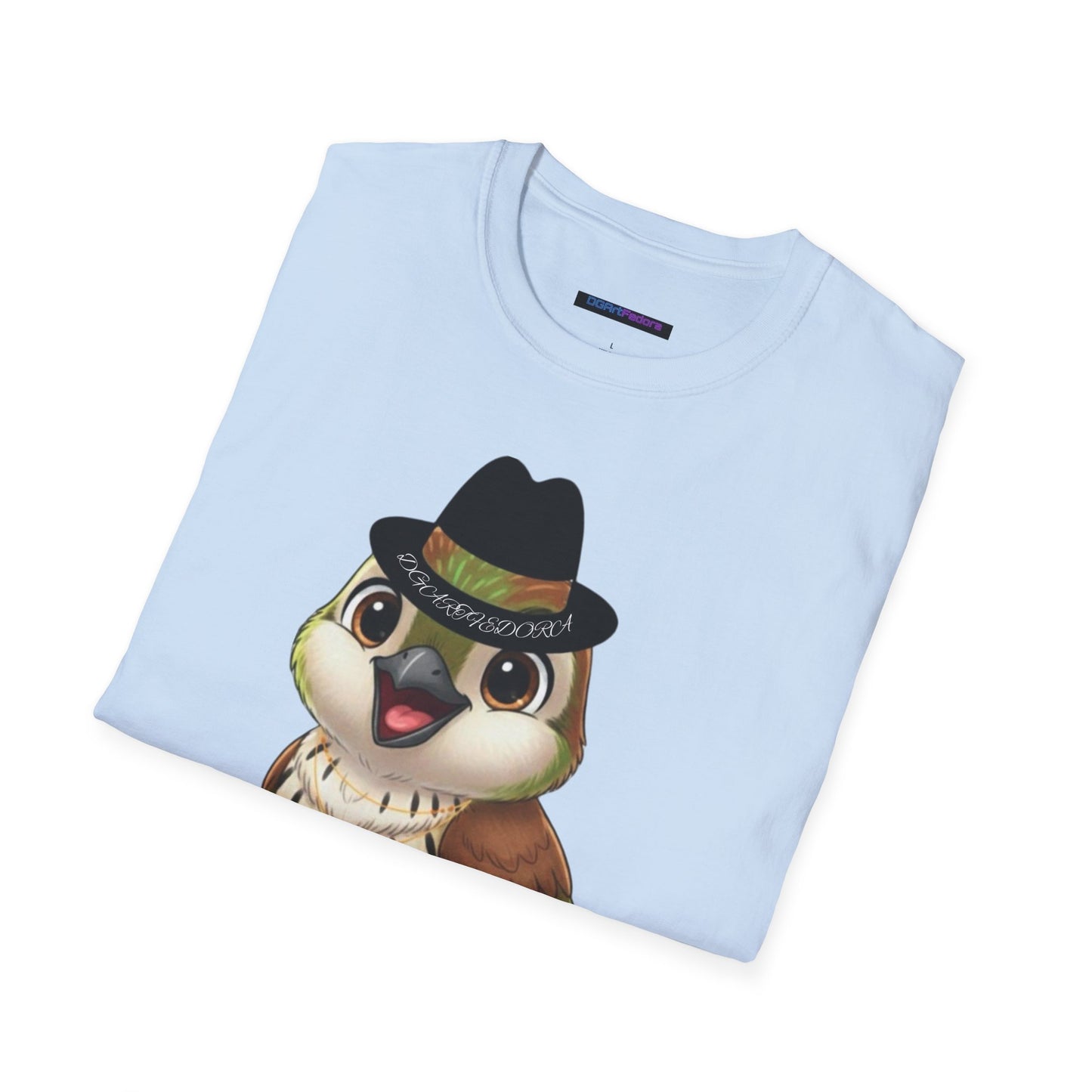 Unisex T-shirt Ciguita the Palmchat with Hat & Chain