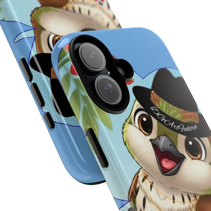 Tough Cases Light Blue Cigüita Design