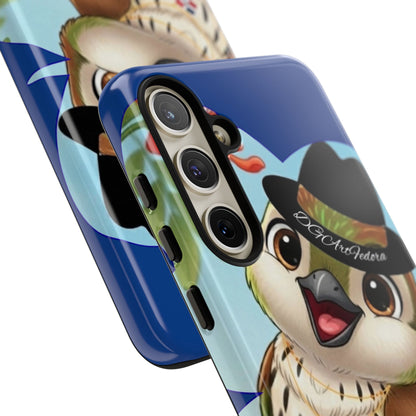Tough Phone Case -  - Matte & Glossy Options - Cigüita Design Blue