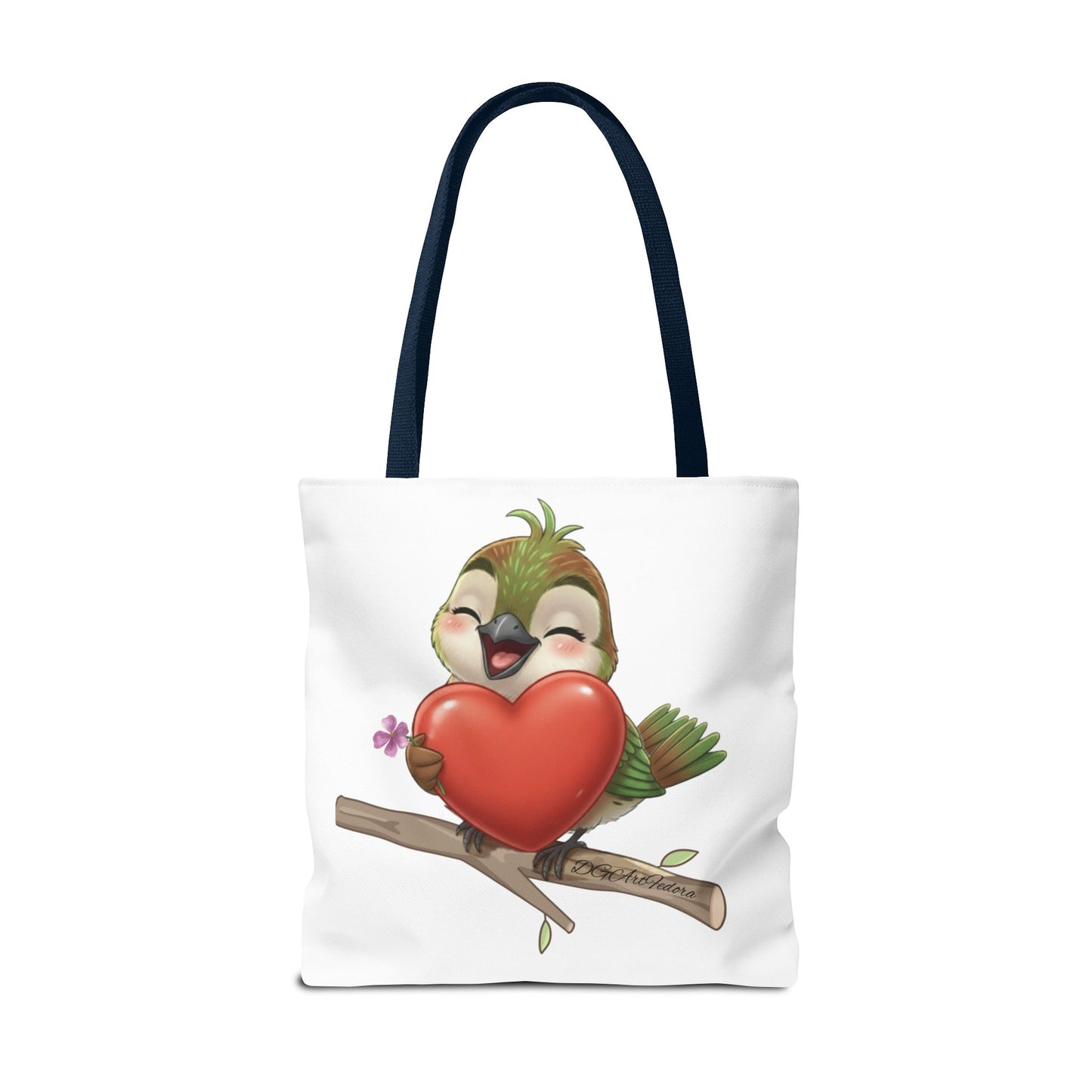 Tote Bag (AOP) - Ciguita Hugging Heart