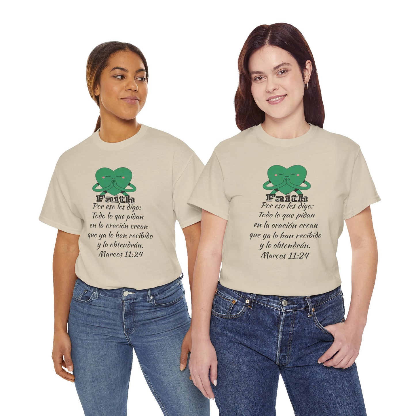 Unisex Heavy Cotton Tee - Fe Marcos 11:24