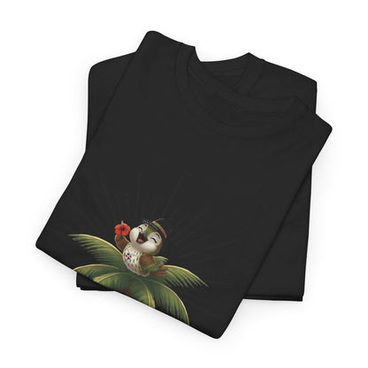 Unisex Heavy Cotton Tee Ciguita Tropical Sunrise