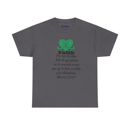 Unisex Heavy Cotton Tee - Fe Marcos 11:24