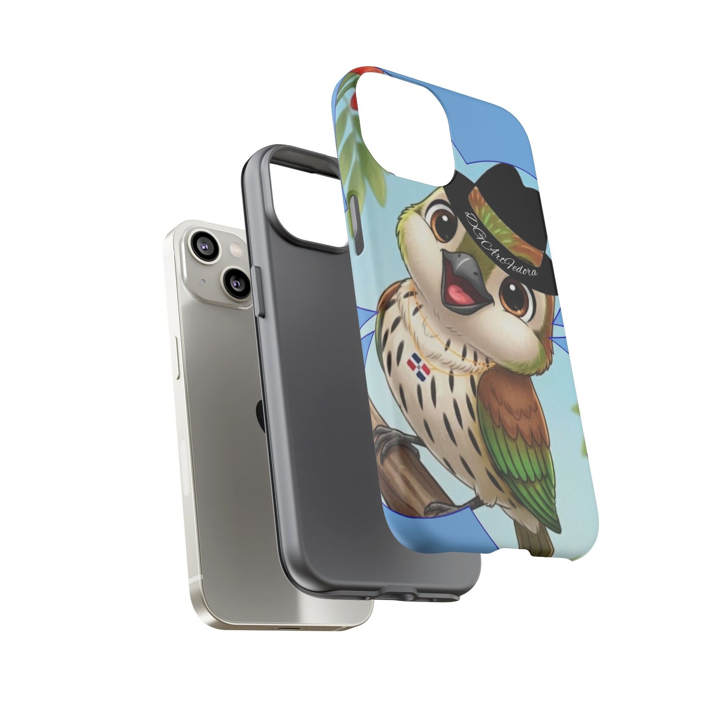 Tough Cases Light Blue Cigüita Design