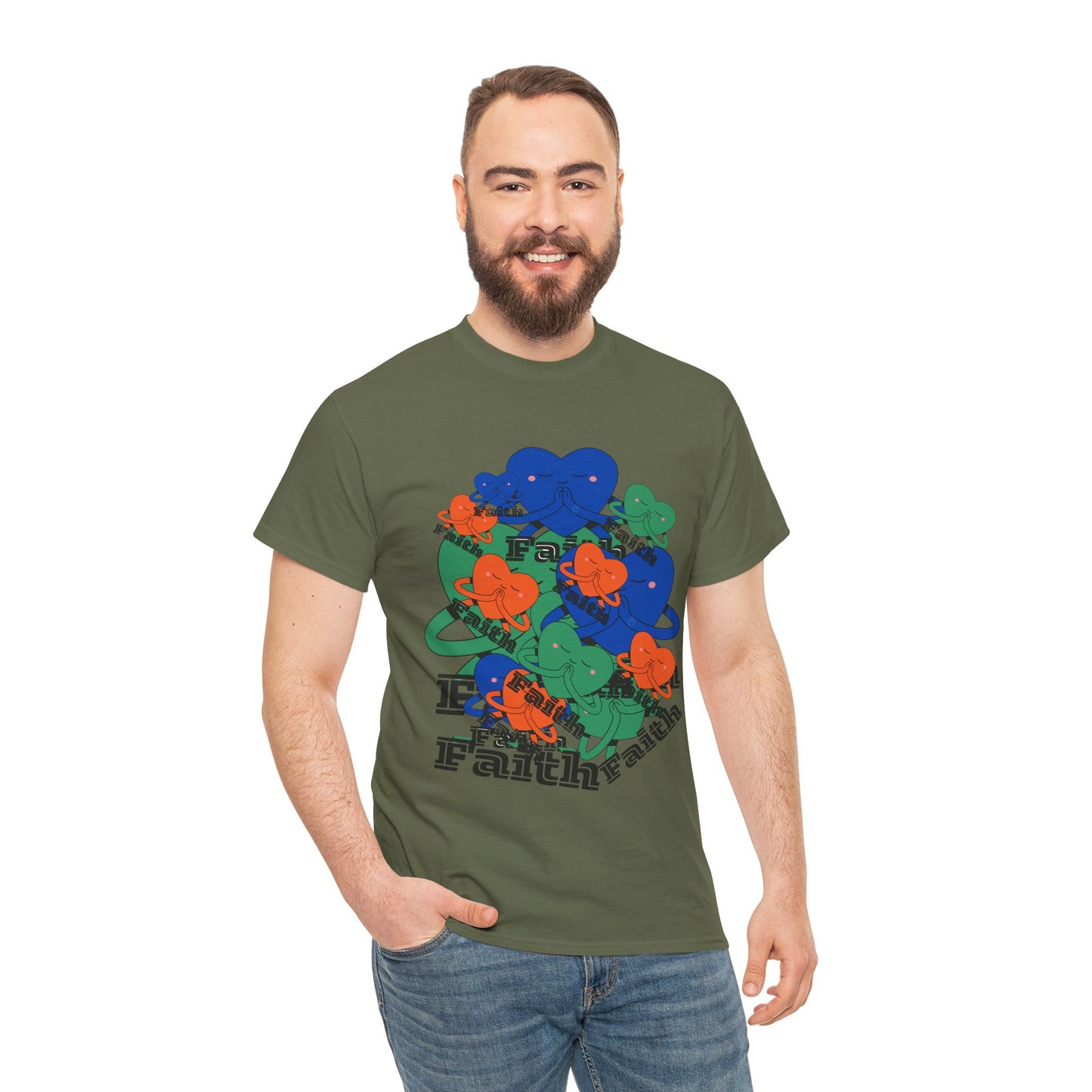 Unisex Heavy Cotton Tee - United in Faith