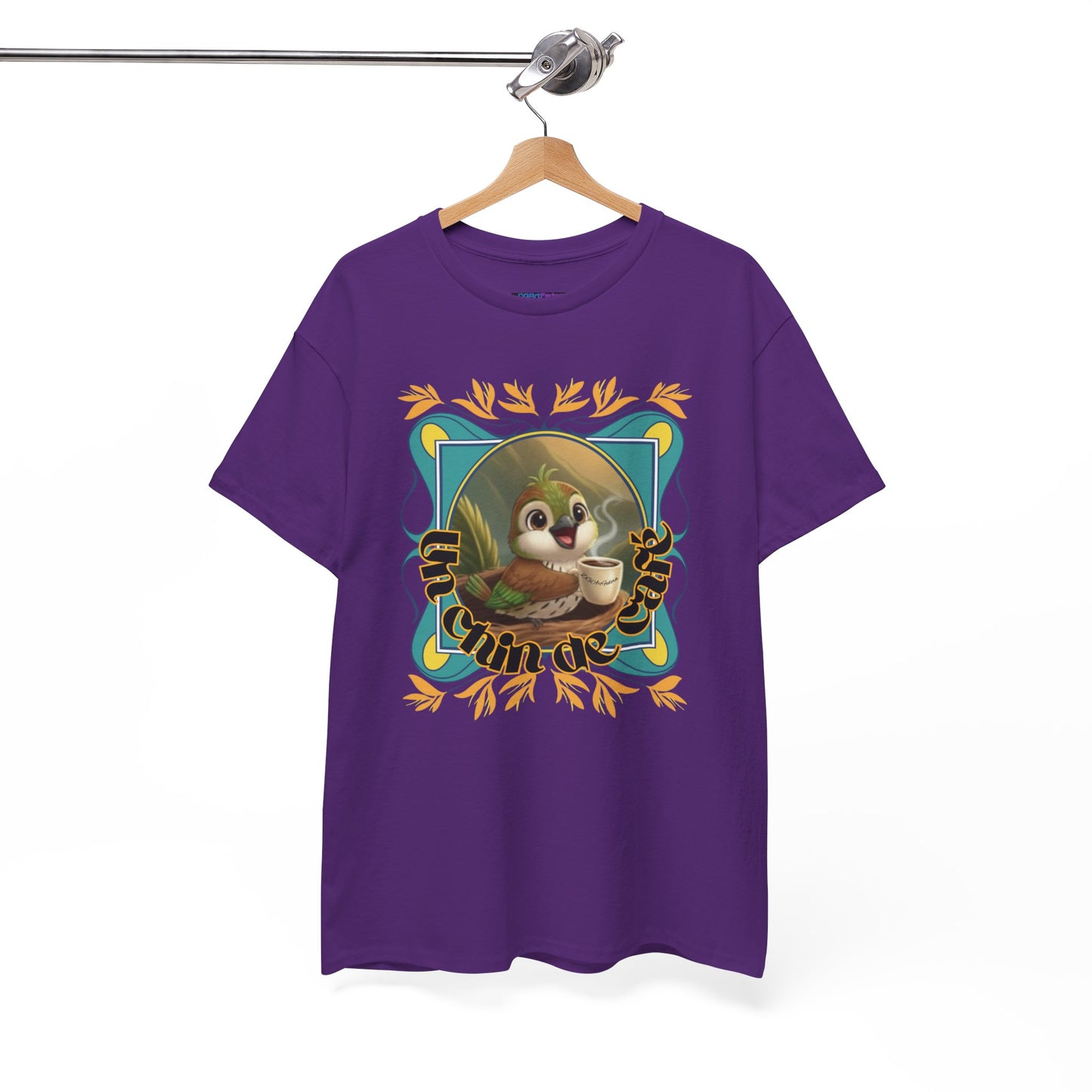 Unisex Heavy Cotton Tee - Un Chin de Café