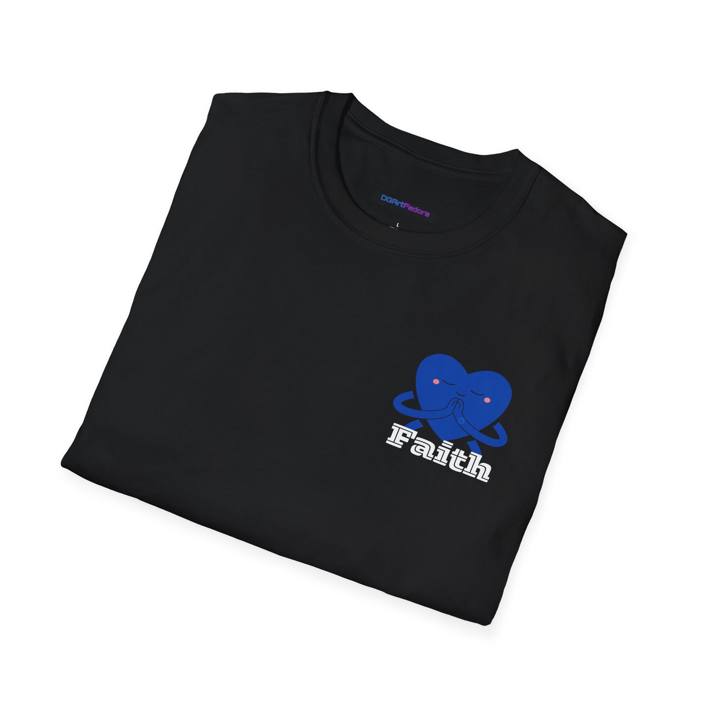 Unisex Softstyle T-Shirt - Heart, Prayer, Faith