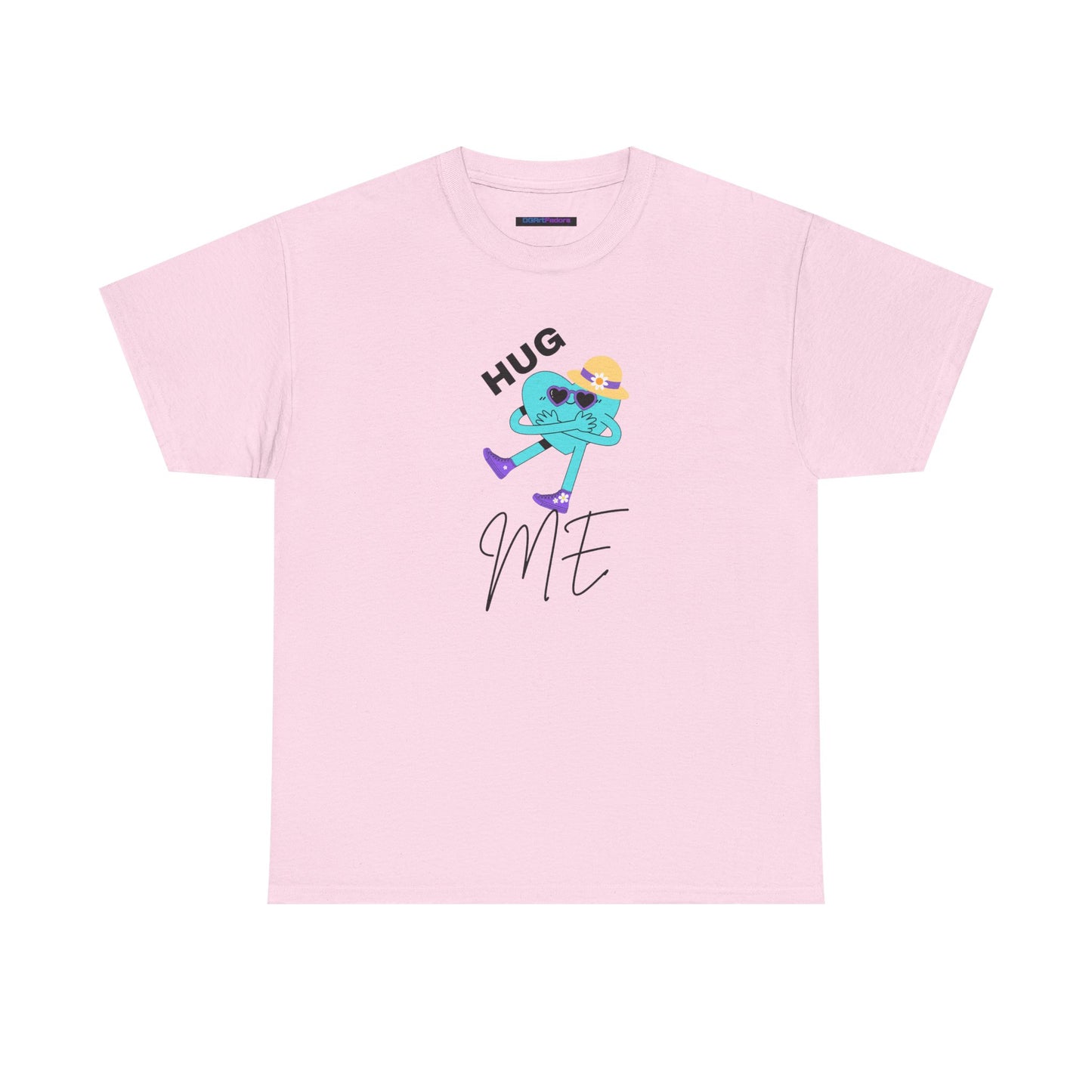 Unisex Heavy Cotton Tee HUG ME GIRL