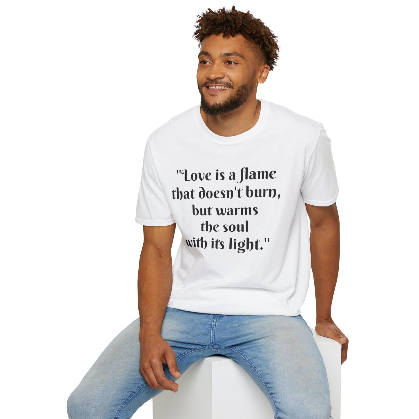 Love is a Flame Unisex Tee