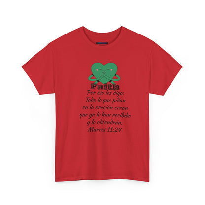 Unisex Heavy Cotton Tee - Fe Marcos 11:24