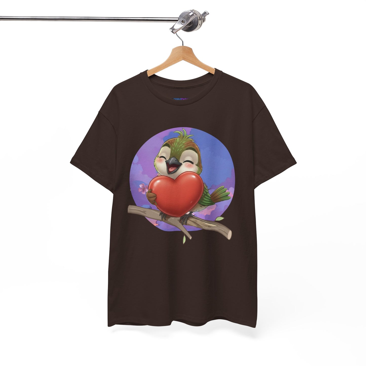 Unisex Heavy Cotton Tee Ciguita Hug your Heart