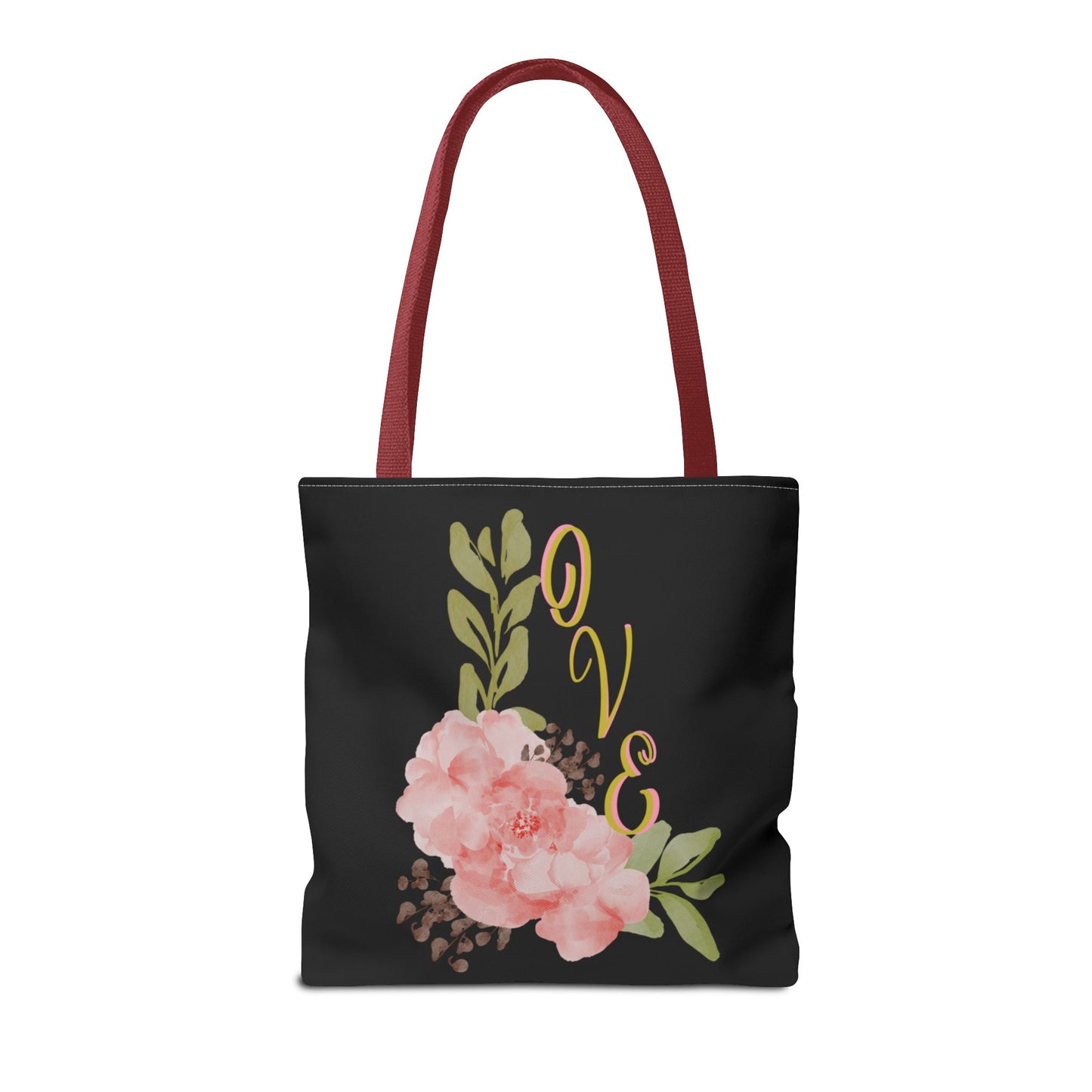 Floral “Love” Design - Tote Bag