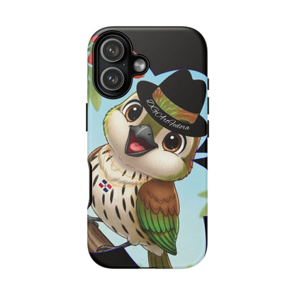 Tough Phone Case  Black- Matte & Glossy Options - Cigüita Design