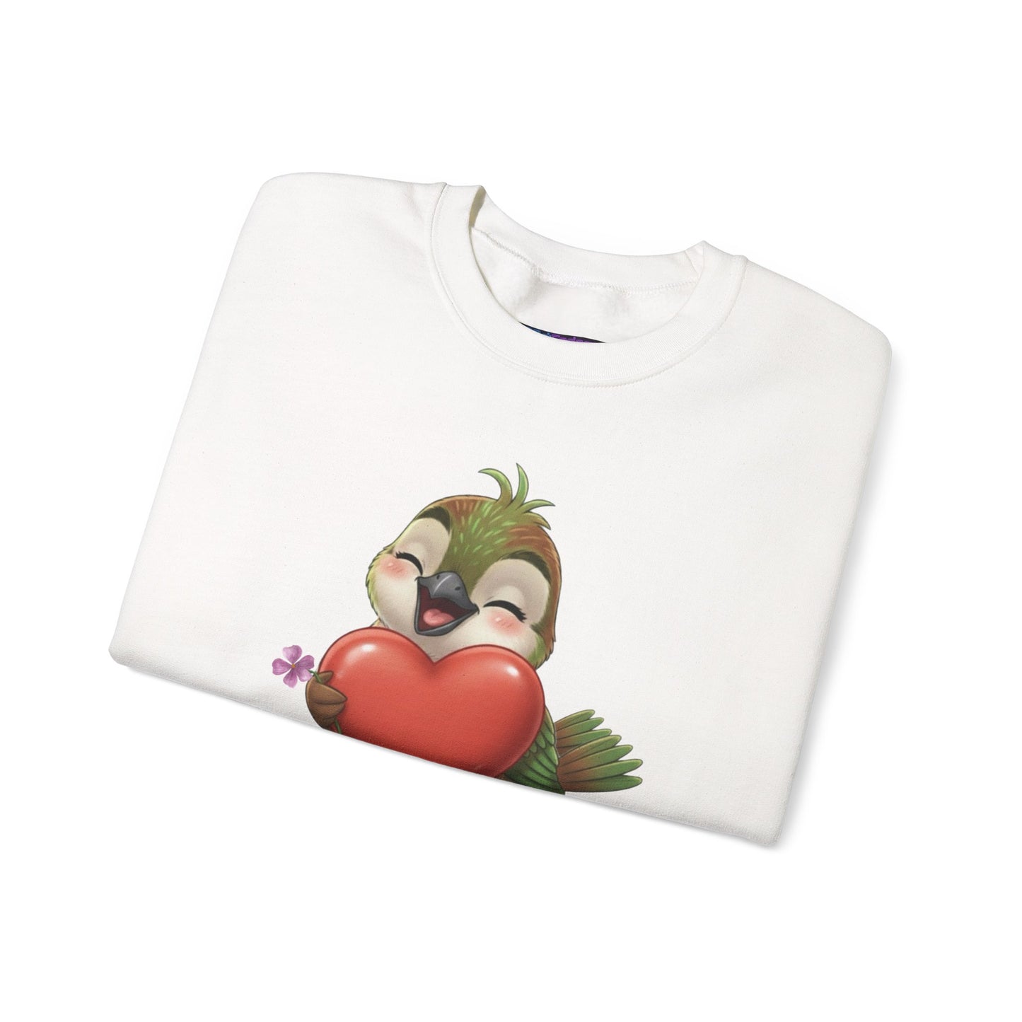Unisex Heavy Blend Crewneck Sweatshirt Ciguita Hugging a Heart