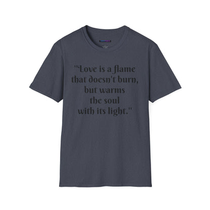 Love is a Flame Unisex Tee