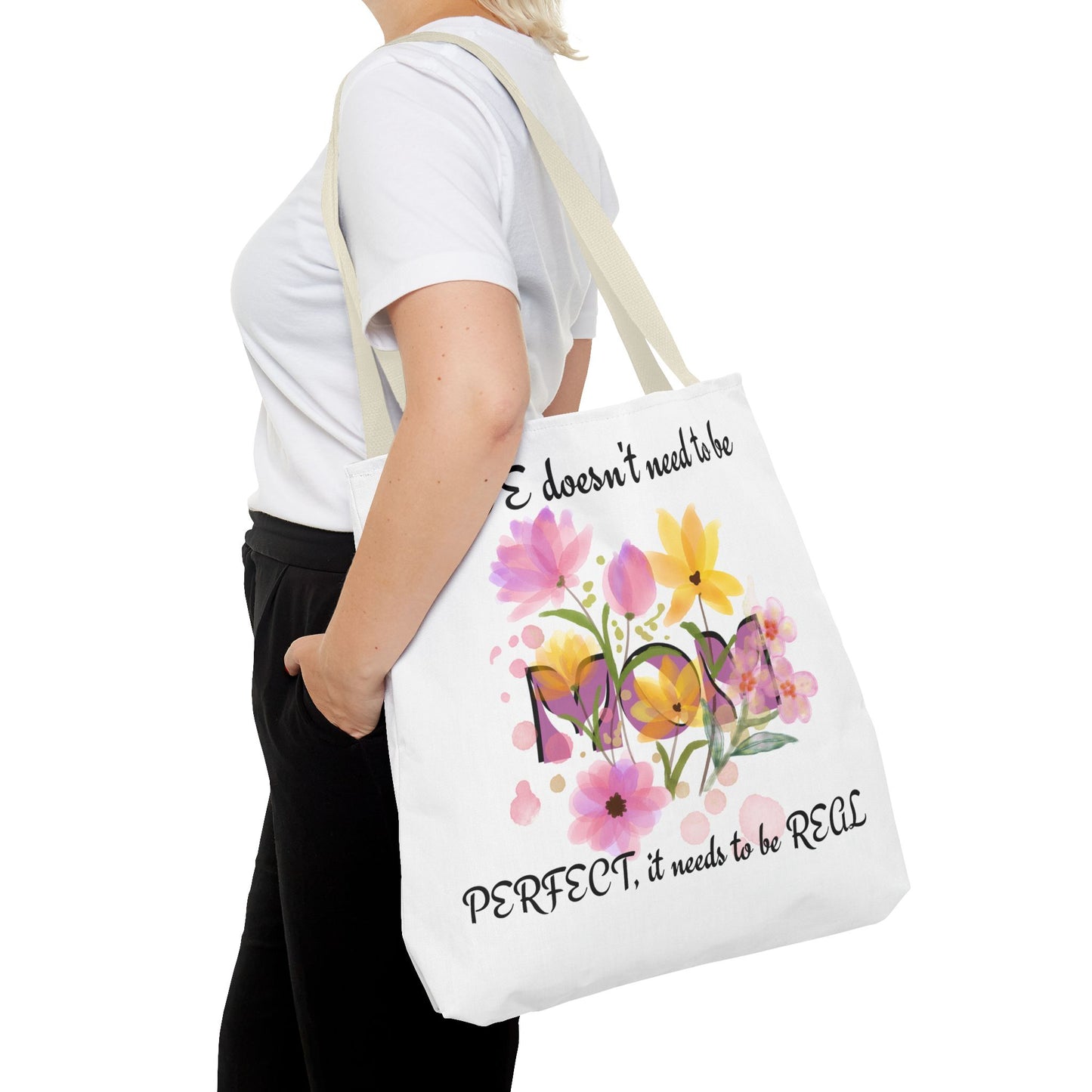 Love Is Real Inspirational Carryall Tote Bag