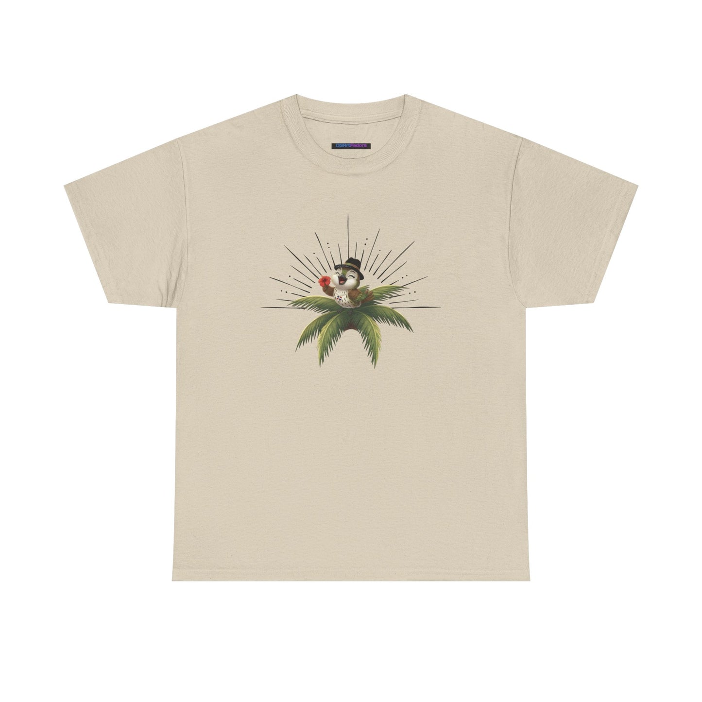 Unisex Heavy Cotton Tee Ciguita Tropical Sunrise