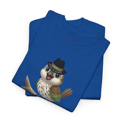 Unisex Heavy Cotton Tee Ciguita Chillin' on a Branch