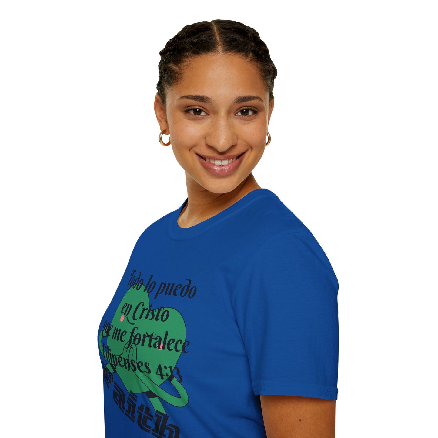 Unisex Softstyle T-Shirt - Filipenses 4:13 Todo lo Puedo en Cristo