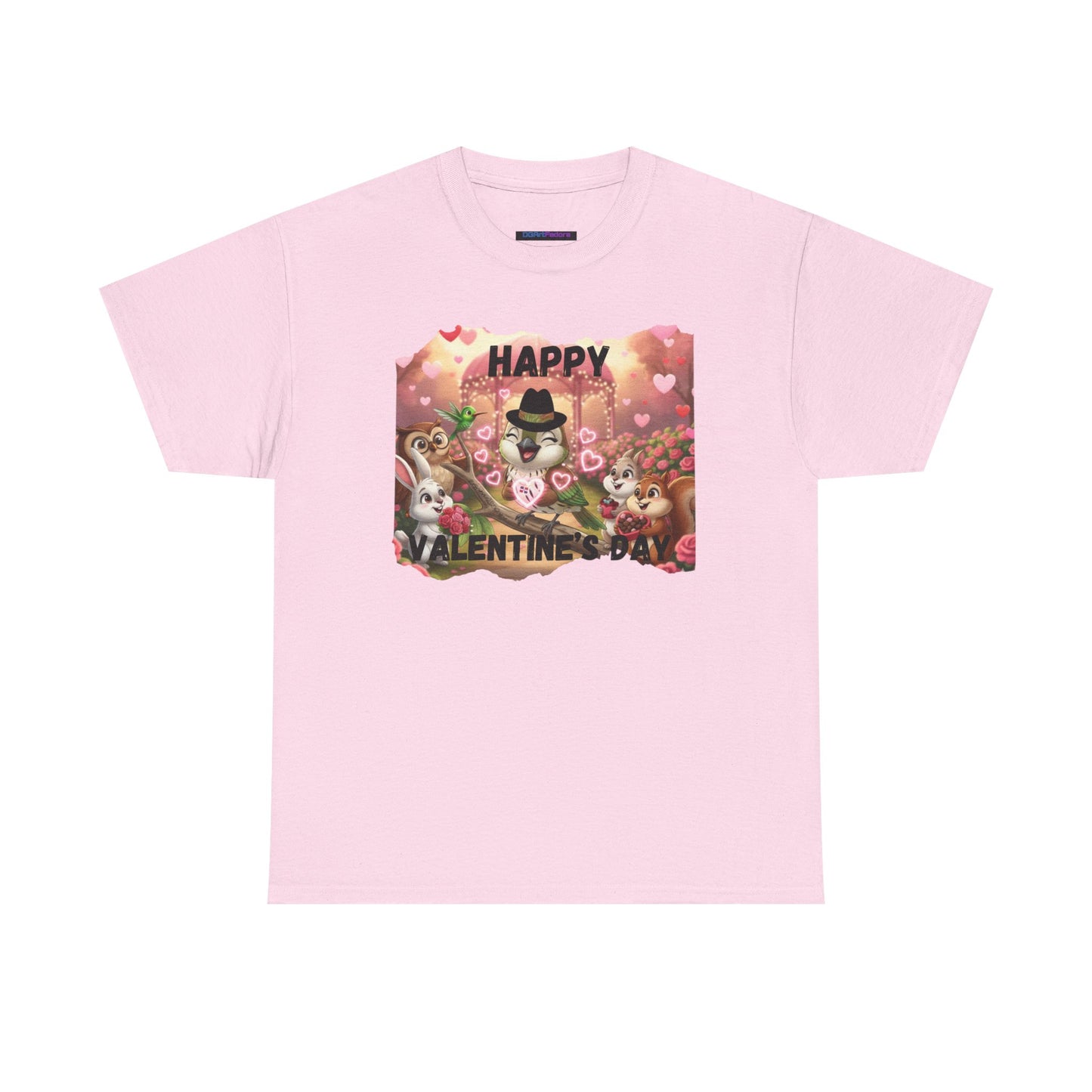 Unisex Heavy Cotton Tee Valentine's Day Ciguita and Friends