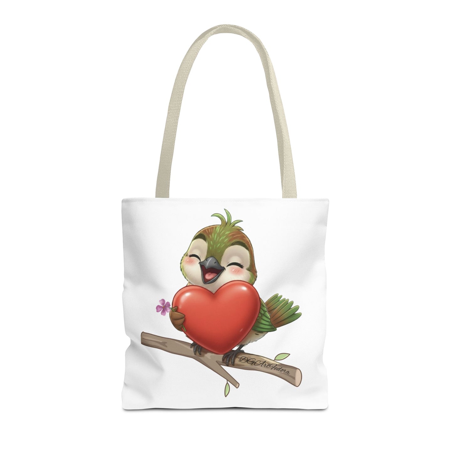 Tote Bag (AOP) - Ciguita Hugging Heart