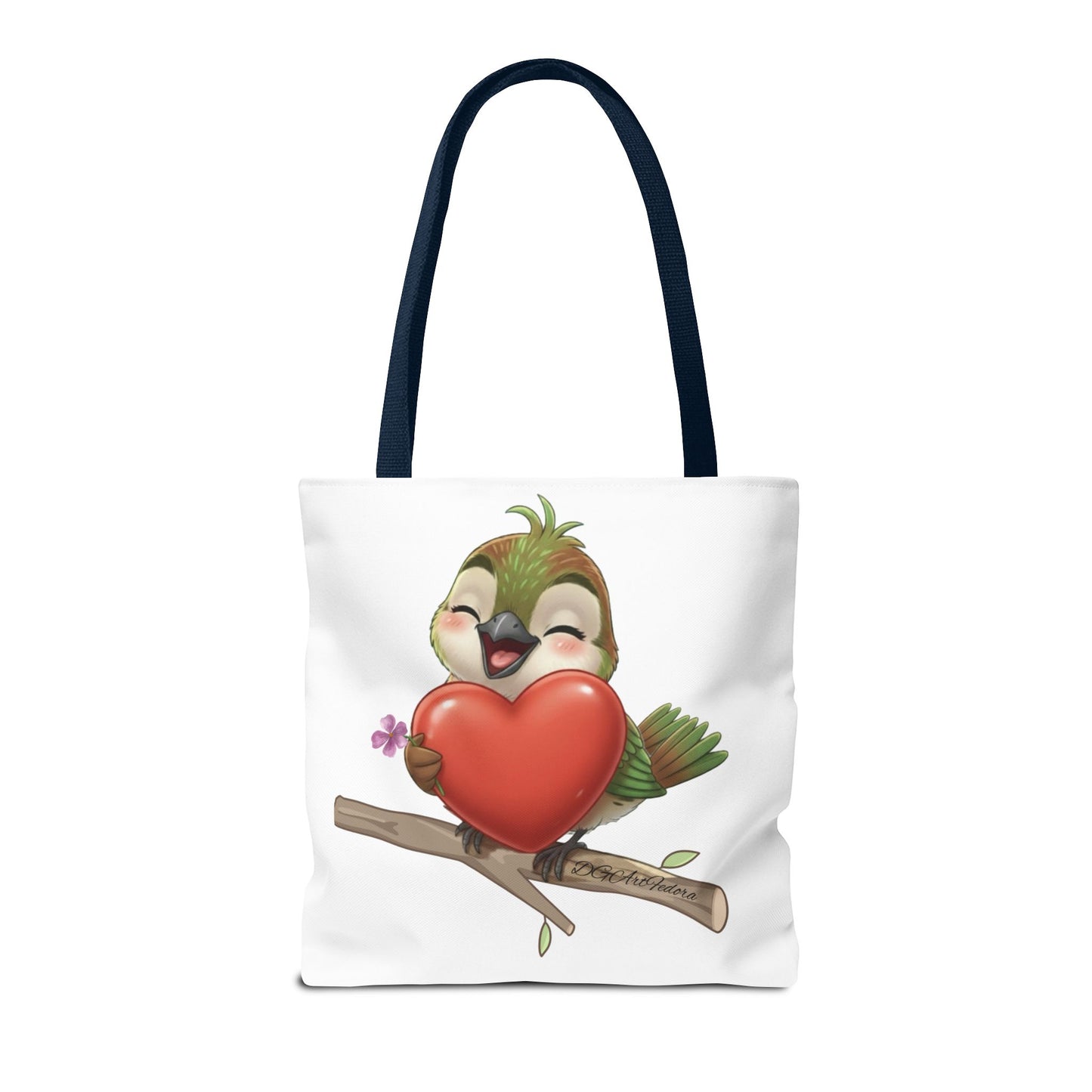 Tote Bag (AOP) - Ciguita Hugging Heart