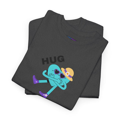 Unisex Heavy Cotton Tee HUG ME GIRL