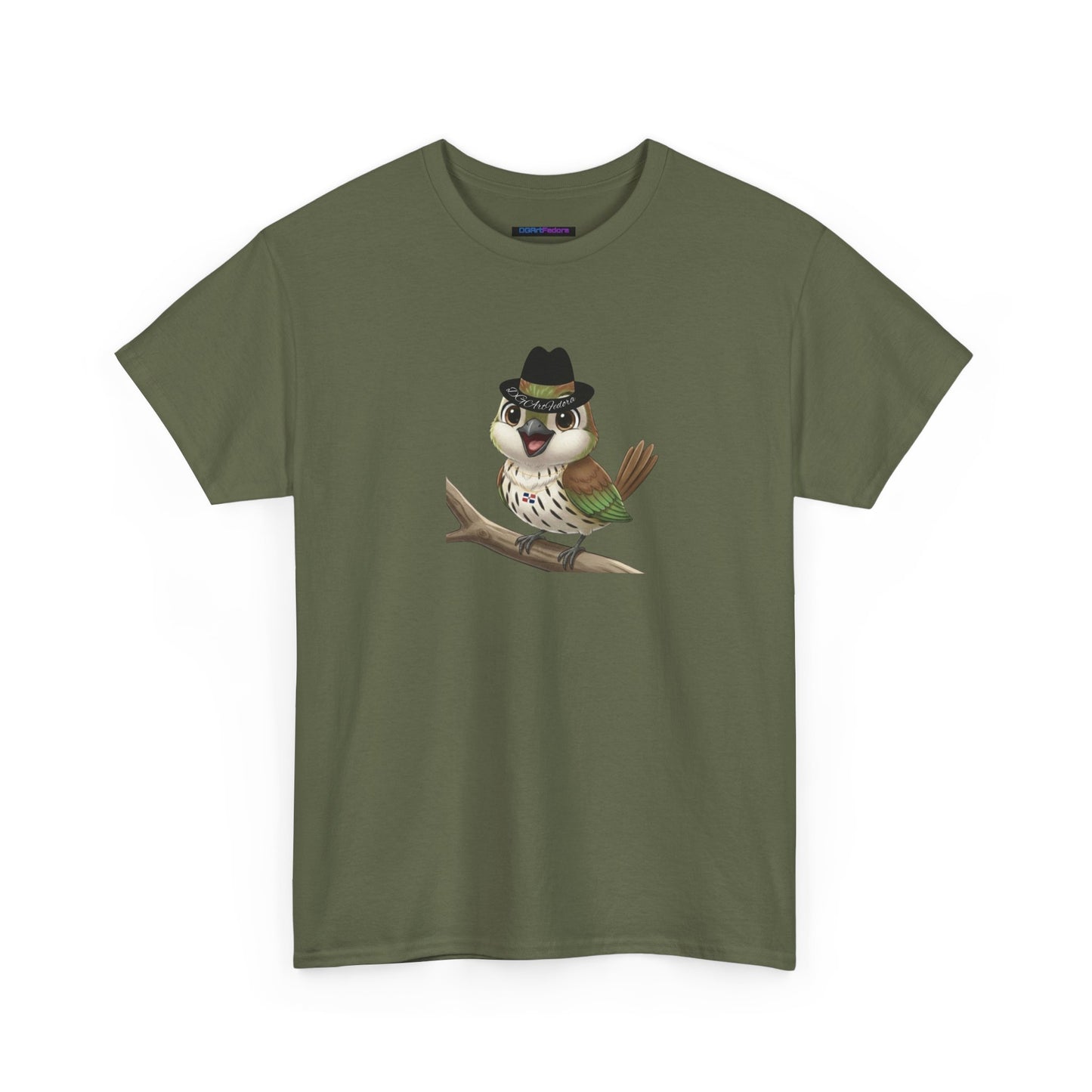 Unisex Heavy Cotton Tee Ciguita Chillin' on a Branch