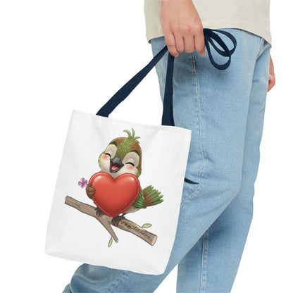 Tote Bag (AOP) - Ciguita Hugging Heart