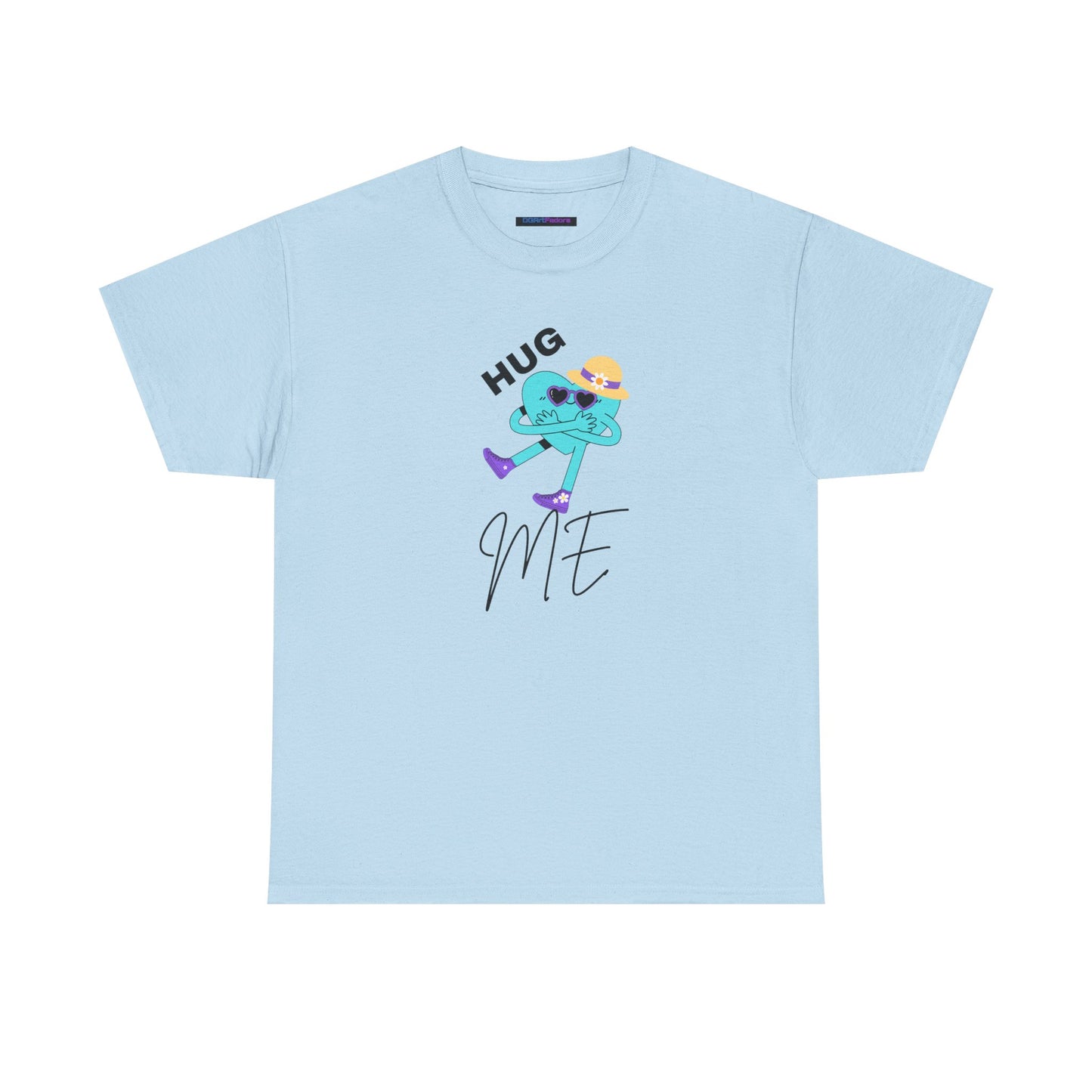 Unisex Heavy Cotton Tee HUG ME GIRL