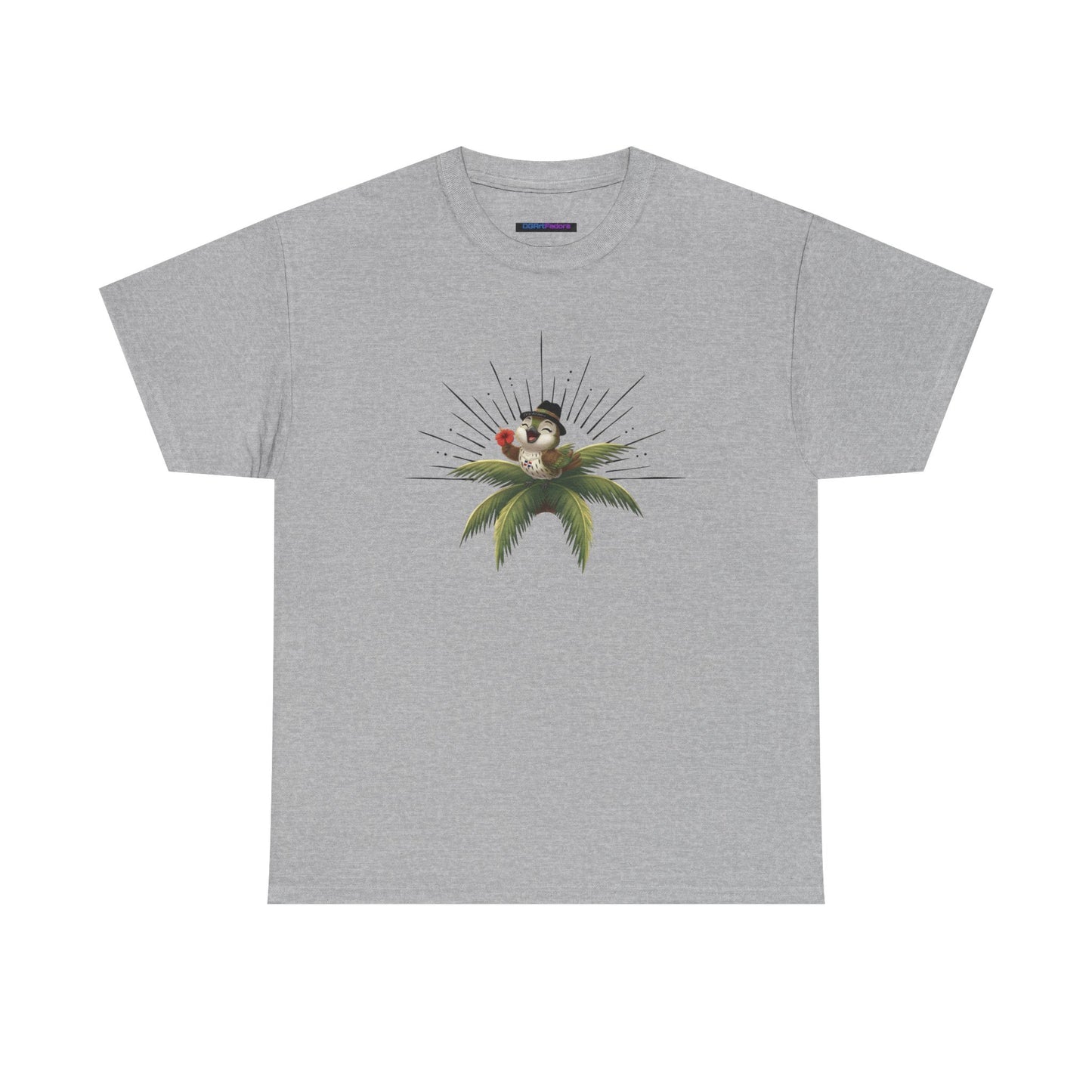 Unisex Heavy Cotton Tee Ciguita Tropical Sunrise