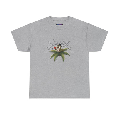 Unisex Heavy Cotton Tee Ciguita Tropical Sunrise