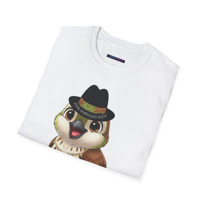 Unisex T-shirt Ciguita the Palmchat with Hat & Chain