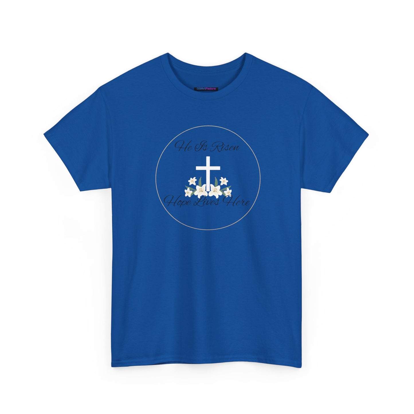 Unisex Heavy Cotton – He is Risen, Hope Lives Here
