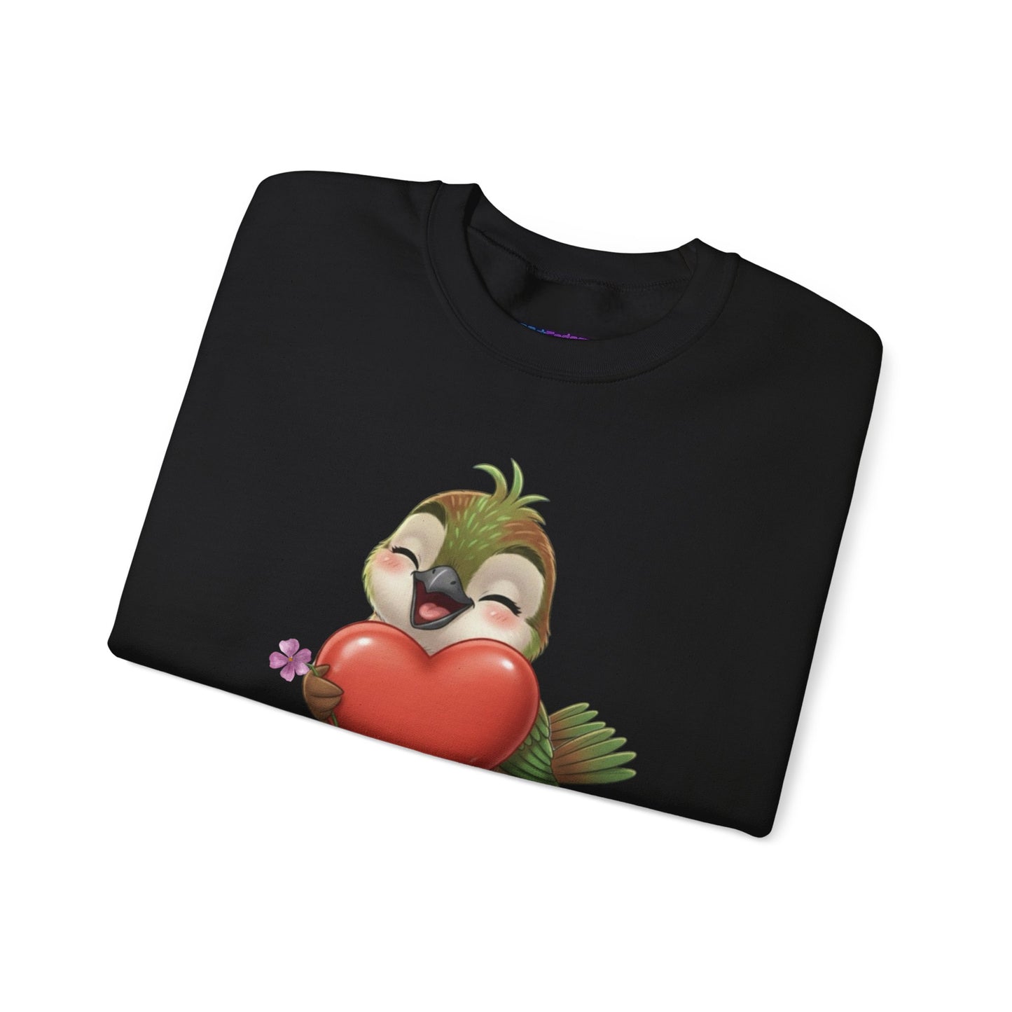 Unisex Heavy Blend Crewneck Sweatshirt Ciguita Hugging a Heart