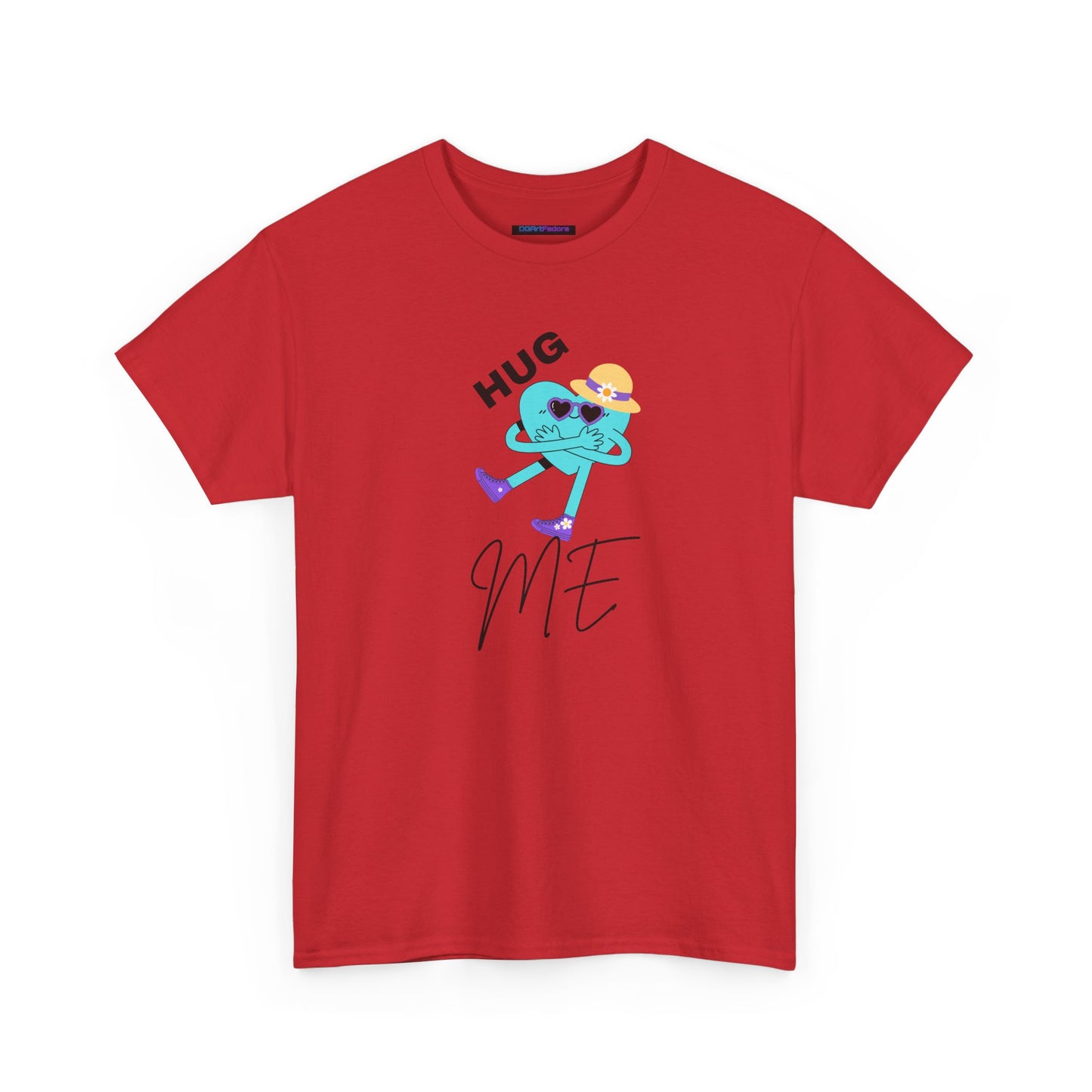 Unisex Heavy Cotton Tee HUG ME GIRL