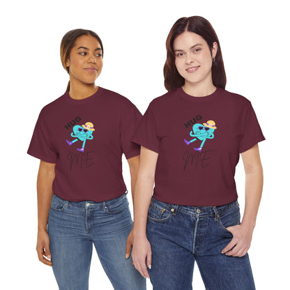Unisex Heavy Cotton Tee HUG ME GIRL