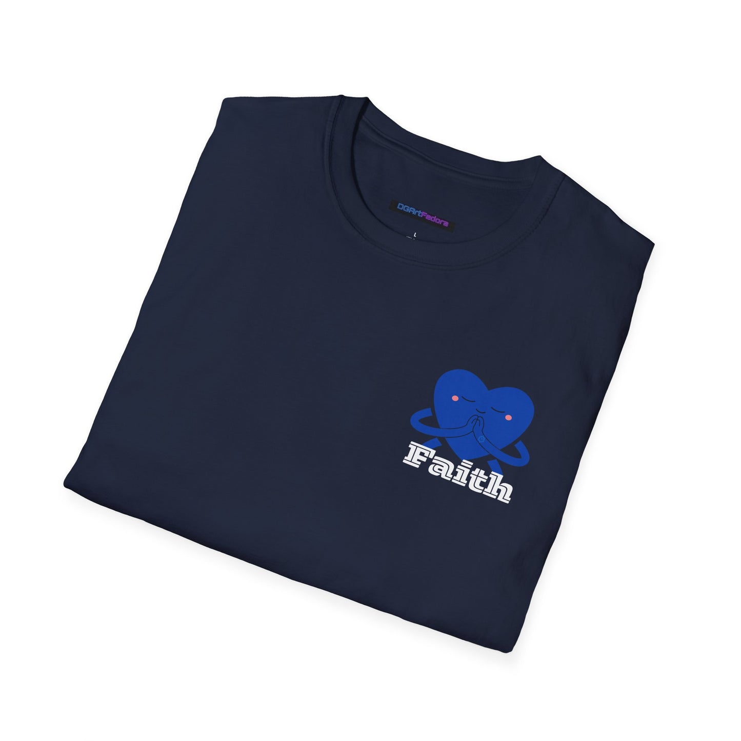 Unisex Softstyle T-Shirt - Heart, Prayer, Faith
