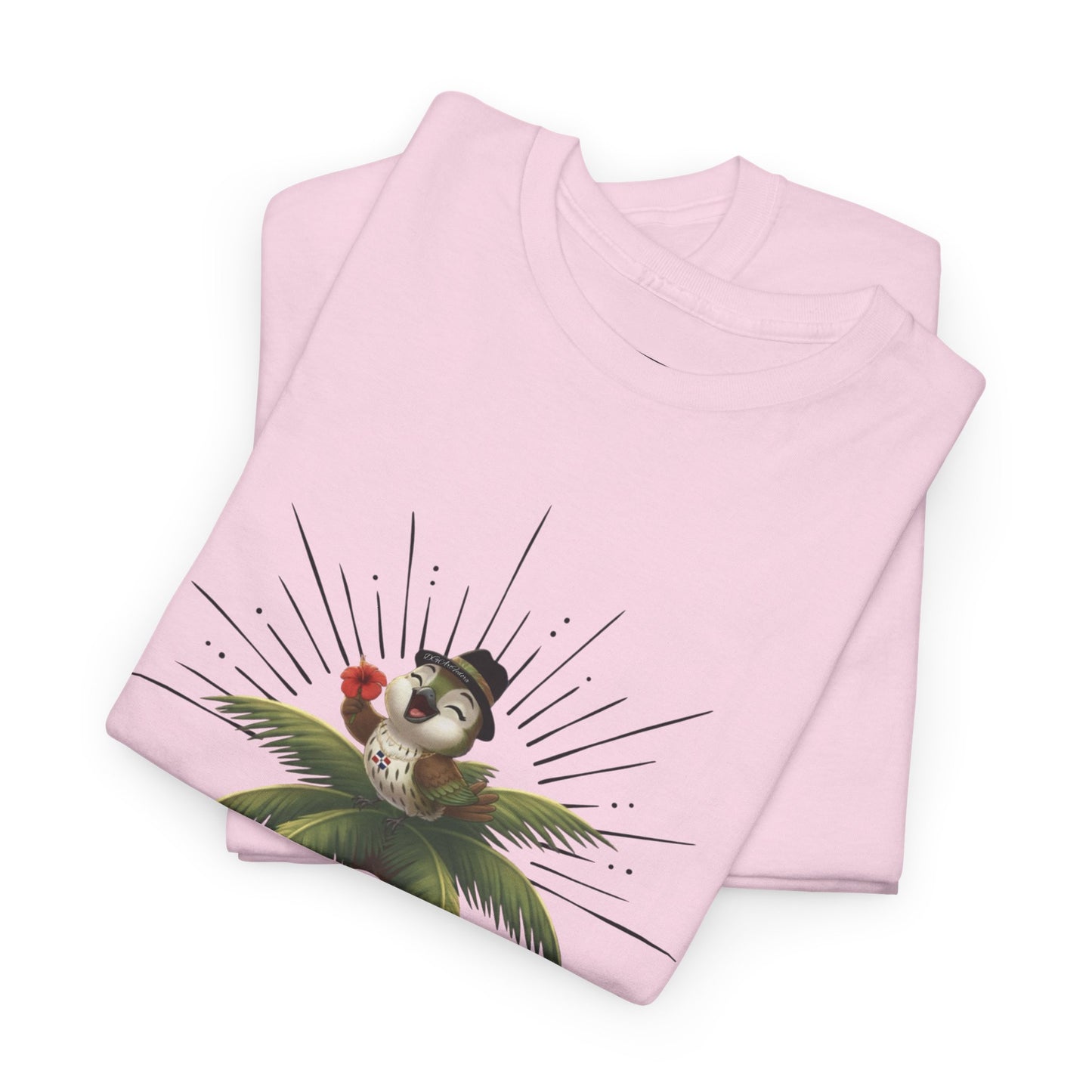 Unisex Heavy Cotton Tee Ciguita Tropical Sunrise