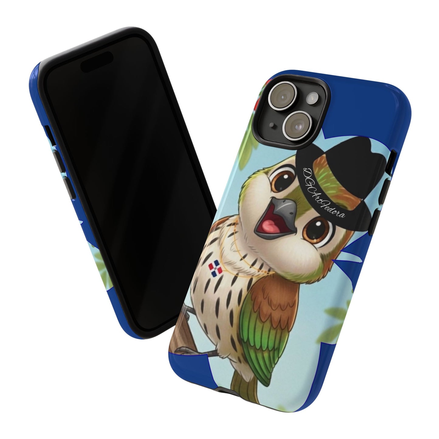 Tough Phone Case -  - Matte & Glossy Options - Cigüita Design Blue