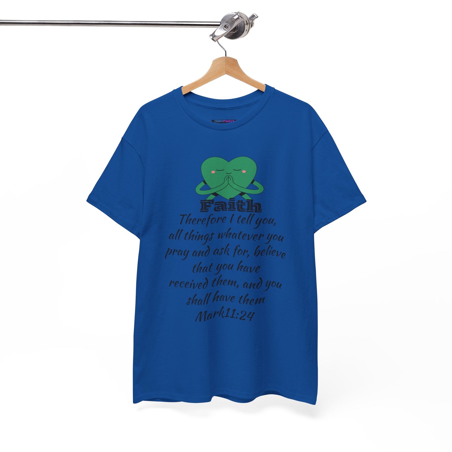 Unisex Heavy Cotton Tee - Faith Mark 11:24