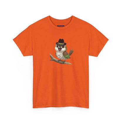 Unisex Heavy Cotton Tee Ciguita Chillin' on a Branch